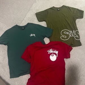 STUSSY vintage rare shirts bundle of 3